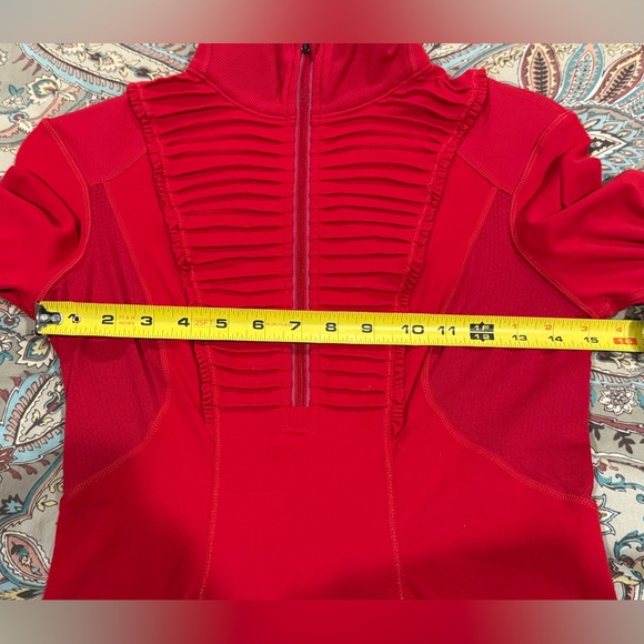 Lululemon Run Your Heart Out Pullover Size 6 Color Currant - Picture 6 of 13